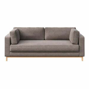 Jasnobrązowa aksamitna sofa 222 cm Celerio – Ame Yens obraz
