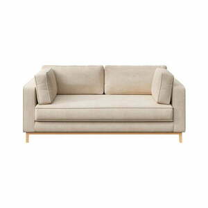 Beżowa aksamitna sofa 192 cm Celerio – Ame Yens obraz