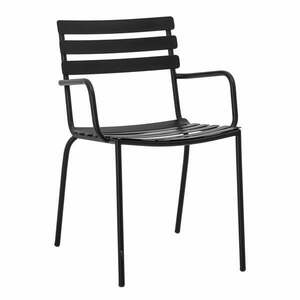 Czarne metalowe krzesło Monsi − Bloomingville obraz