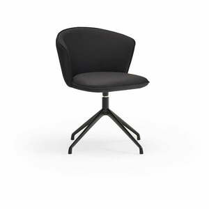 Czarne krzesła zestaw obrotowe zestaw 2 szt. Add – Teulat obraz