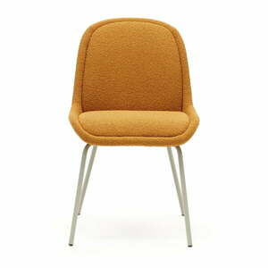 Musztardowe krzesła zestaw 4 szt. Aimin – Kave Home obraz