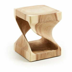 Stolik z litego drewna munggur 30x30 cm Hakon – Kave Home obraz