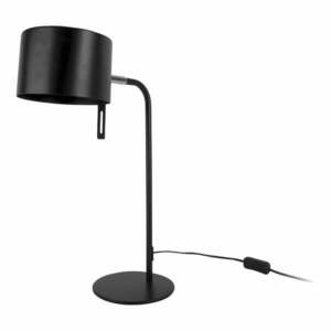Czarna lampa stołowa Leitmotiv Shell, wys. 45 cm obraz