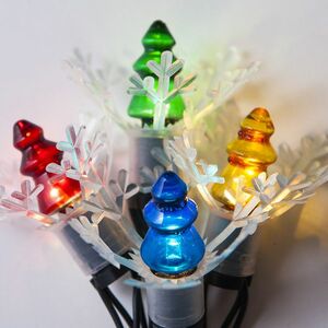 Łańcuch świetlny Astra LED mini Choinka kolorowy, 20 żarówek obraz