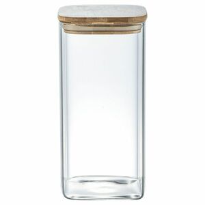 4Home Szklany pojemnik do żywności z wiekiem Bamboo, 1500 ml obraz