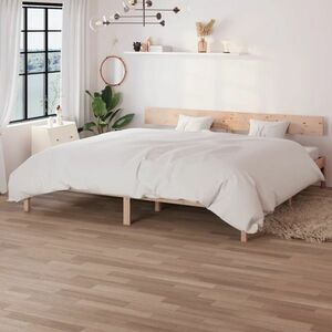 vidaXL Rama łóżka, lite drewno sosnowe, 180x200 cm obraz