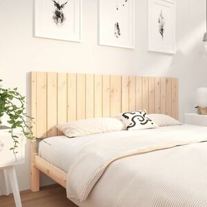 vidaXL Wezgłowie łóżka, 185, 5x4x100 cm, lite drewno sosnowe obraz