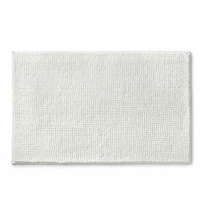 Biały dywanik łazienkowy 50x80 cm – Rayen obraz