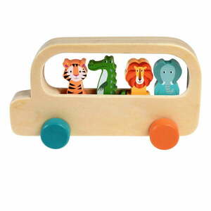 Drewniany autobus Colourful Creatures – Rex London obraz