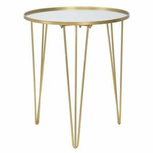 Okrągły stolik w kolorze złota ø 50 cm Glam – Mauro Ferretti obraz