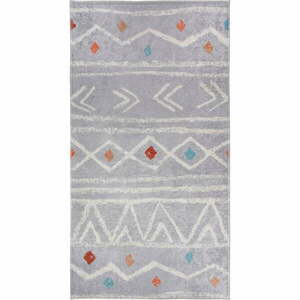 Jasnoszary dywan odpowiedni do prania 80x150 cm – Vitaus obraz
