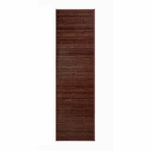 Ciemnobrązowy bambusowy dywan 60x200 cm – Casa Selección obraz