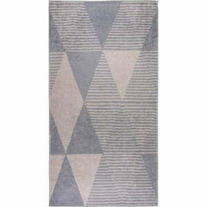 Szaro-beżowy dywan odpowiedni do prania 80x150 cm – Vitaus obraz