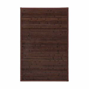Ciemnobrązowy bambusowy dywan 60x90 cm – Casa Selección obraz