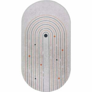 Kremowy dywan odpowiedni do prania 120x180 cm Oval – Vitaus obraz