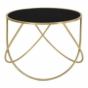 Okrągły stolik ze szklanym blatem ø 60 cm Ring – Mauro Ferretti obraz
