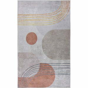 Pomarańczowo-kremowy dywan odpowiedni do prania 120x160 cm – Vitaus obraz