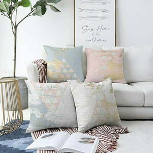 Zestaw 4 poszewek na poduszki Minimalist Cushion Covers Spring Vibes, 55x55 cm obraz
