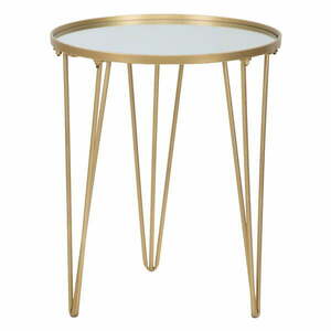 Okrągły stolik w kolorze złota ø 40 cm Glam – Mauro Ferretti obraz