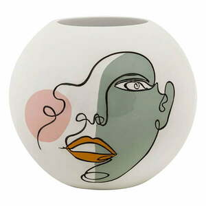 Biały wazon z żywicy polimerowej 22 cm Art – Mauro Ferretti obraz