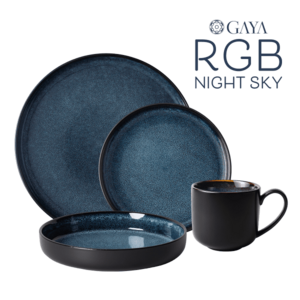 Serwis porcelanowy 16 szt - Gaya RGB Night Sky Lunasol obraz