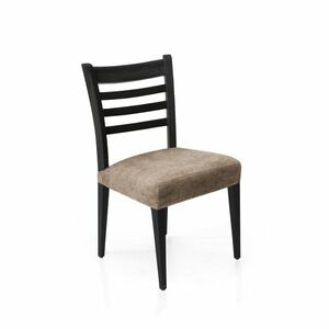 Pokrowiec elastyczny na siedzisko krzesła, komplet 2 ks Estivella plamoodporna, beżowy obraz