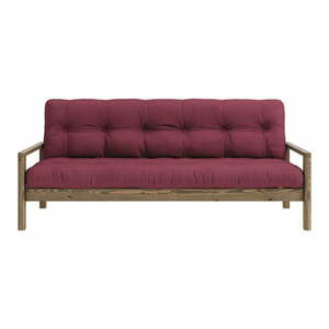 Bordowa rozkładana sofa 205 cm Knob – Karup Design obraz