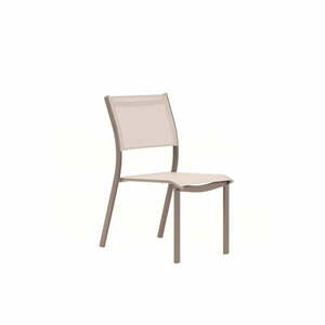 Szare metalowe krzesła ogrodowe zestaw 4 szt. Mistral – Ezeis obraz
