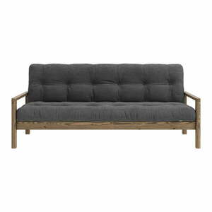 Antracytowa rozkładana sofa 205 cm Knob – Karup Design obraz