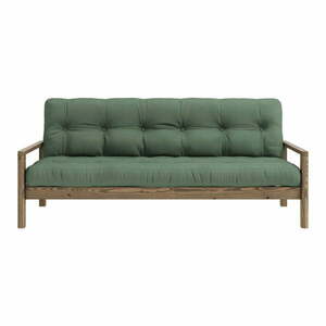 Zielona rozkładana sofa 205 cm Knob – Karup Design obraz
