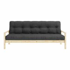 Ciemnoszara rozkładana sofa 205 cm Knob – Karup Design obraz