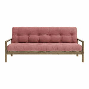 Różowa rozkładana sofa 205 cm Knob – Karup Design obraz