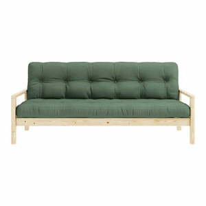 Zielona rozkładana sofa 205 cm Knob – Karup Design obraz