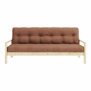 Pomarańczowobrązowa rozkładana sofa 205 cm Knob – Karup Design obraz