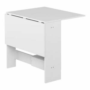 Rozkładany stół z białym blatem 76x28 cm Papillon – TemaHome obraz