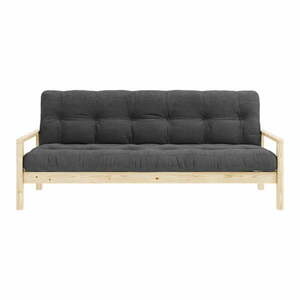 Antracytowa rozkładana sofa 205 cm Knob – Karup Design obraz