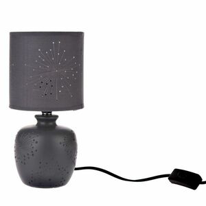 Ceramiczna lampa stołowa Galaxy, ciemnoszary, 13 x 26, 5 x 13 cm obraz