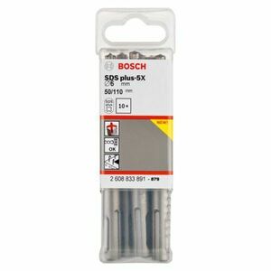 Wiertła Bosch SDS-Plus-5x 6x50x110 mm 10 sztuk obraz