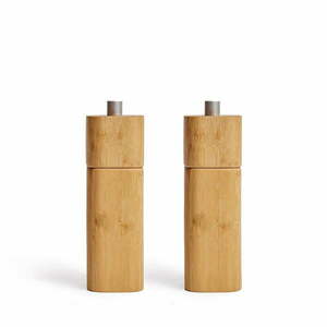 Bambusowe młynki do pieprzu i soli zestaw 2 szt. – Bonami Essentials obraz