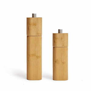 Bambusowe młynki do pieprzu i soli zestaw 2 szt. – Bonami Essentials obraz
