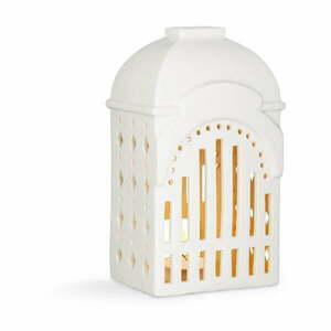 Biały ceramiczny świecznik Kähler Design Urbania Lighthouse Tivoli obraz