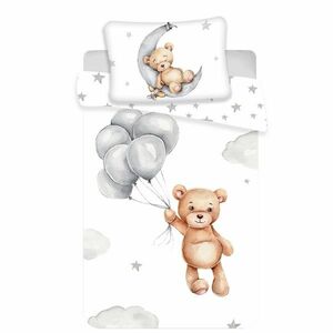 Bawełniana pościel dziecięca do łóżeczka Miś baby, 100 x 135 cm, 40 x 60 cm obraz