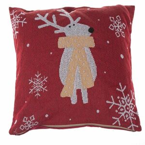 Dakls Bożonarodzeniowa poszewka na poduszkę Reindeer, 40 x 40 cm obraz