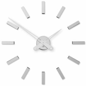 Future Time FT9600SI Modular chrome Designerski zegar naklejany, śr. 60 cm obraz