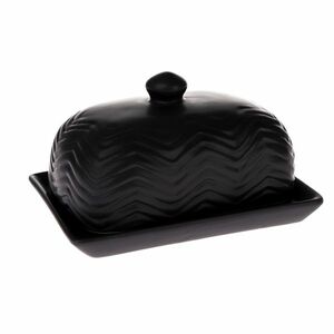 Maselniczka ceramiczna czarny, 16, 5 x 12, 5 x 9 cm obraz