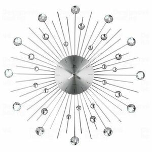 Lowell 14959 Designowy zegar ścienny śr. 50 cm obraz