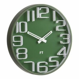 Future Time FT8010GR Numbers Designerski zegar ścienny, śr. 30 cm obraz