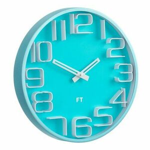 Future Time FT8010BL Numbers Designerski zegar ścienny, śr. 30 cm obraz