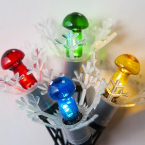 Łańcuch świetlny Astra LED mini Muchomor kolorowy, 20 żarówek obraz