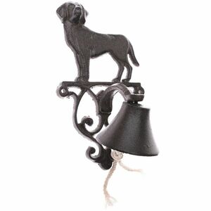 Dzwonek żeliwny Iron dog, 14 x 24 x 12 cm obraz